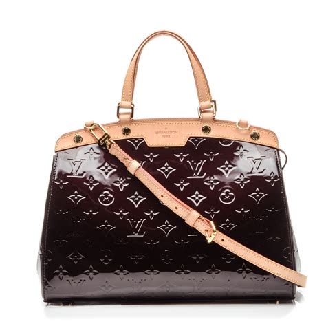 louis vuitton brea mm vernis amarante